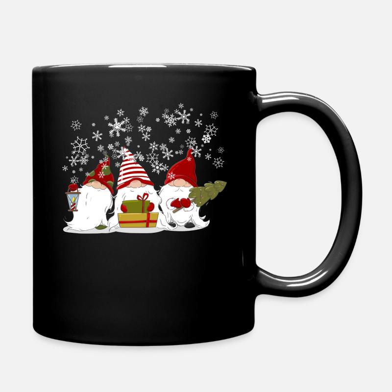 Cadeau de gnome elfes nordiques de Noël - Mug uni - noir