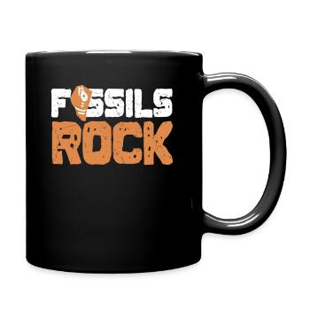 Fossils Rock Archaeology Geschenk - Tasse einfarbig - Schwarz - Rechts