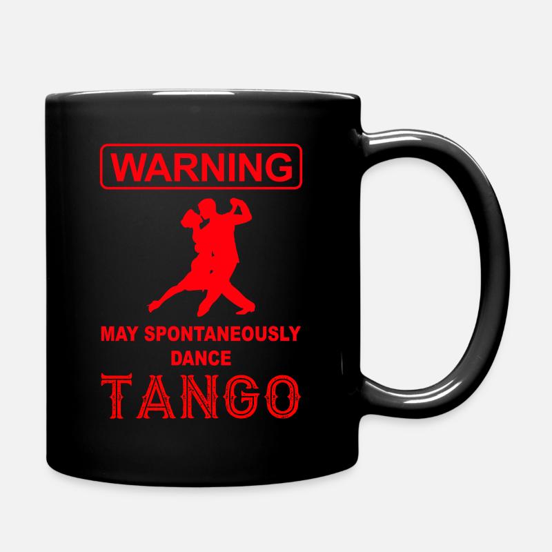 Tango Tanzpaar - Tasse einfarbig - Schwarz