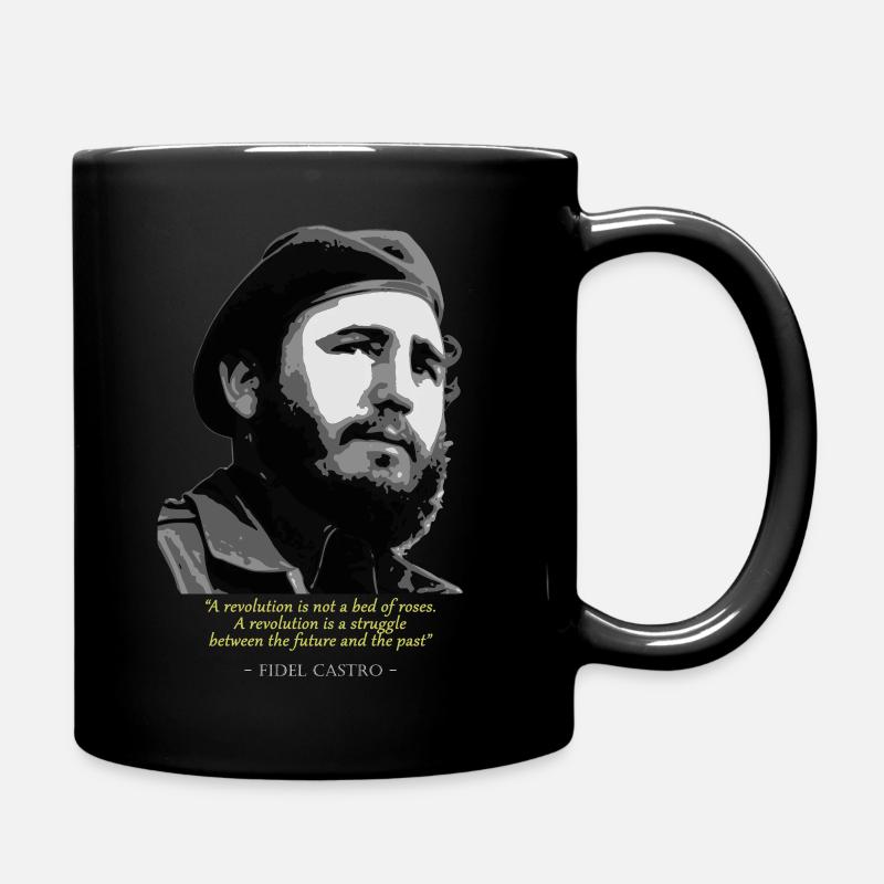 Fidel Castro Citation - Mug uni - noir