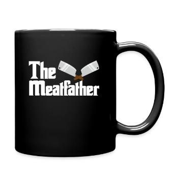 Cadeau de saucisse de boucher - Mug uni - noir - Droite