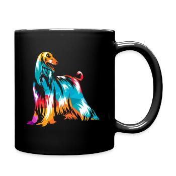 Greyhound - Full Colour Mug - black - Right