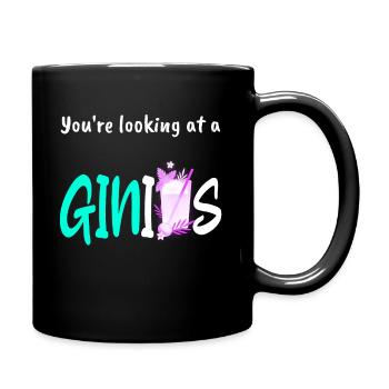 Gin Gin Gin - Tasse einfarbig - Schwarz - Rechts