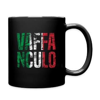 Vaffanculo dicton italien - cadeau de l'Italie - Mug uni - noir - Droite