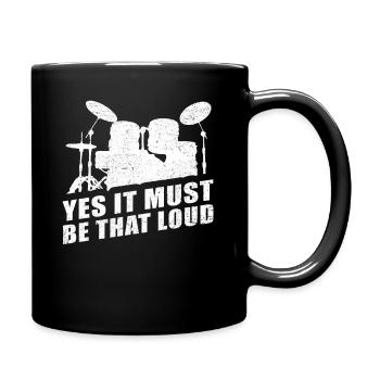 Batterie batteur batteur cadeau batteur - Mug uni - noir - Droite