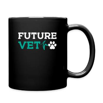 Veterinary School Future Vet... Tierarzt - Tasse einfarbig - Schwarz - Rechts