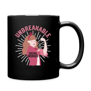 Unbreakable Social Workers - Full Colour Mug - black - Right