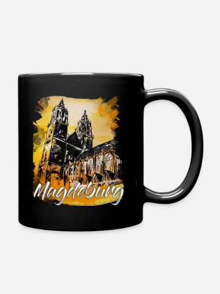 Magdeburg - Tasse einfarbig - Schwarz