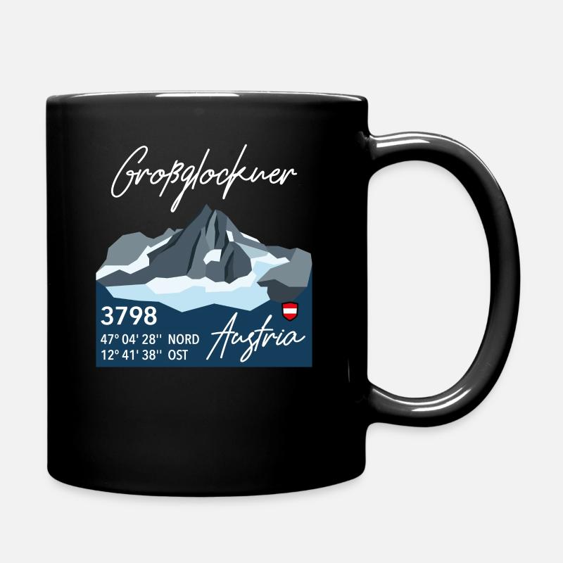 Grossglockner Grossglockner Autriche Autriche montagne - Mug uni - noir