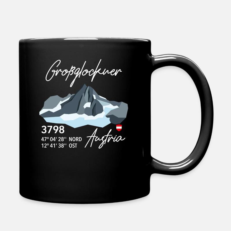 Großglockner Grossglockner Autriche Autriche montagne - Mug uni - noir