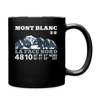 Tour du Mont Blanc France Italie Suisse Montagne - Mug uni - noir - Droite