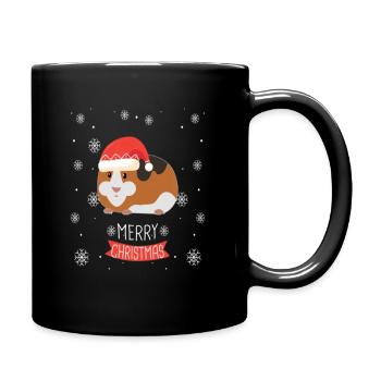 Cadeau de joyeux Noël de hamster - Mug uni - noir - Droite