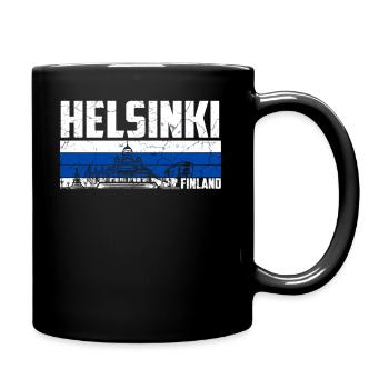 Helsinki, Finlande - Mug uni - noir - Droite