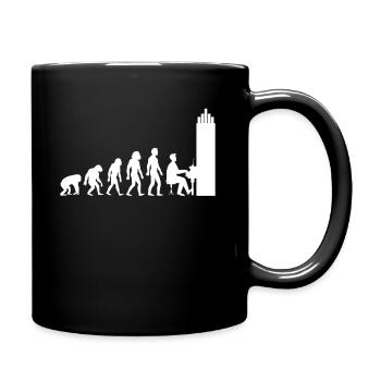 Organist Orgel Orgelspieler Pfeifenorgel Geschenk - Tasse einfarbig - Schwarz - Rechts