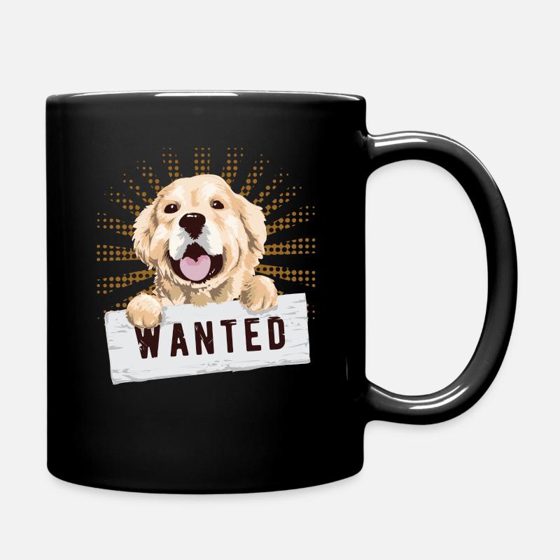 Golden retriever - Mug uni - noir