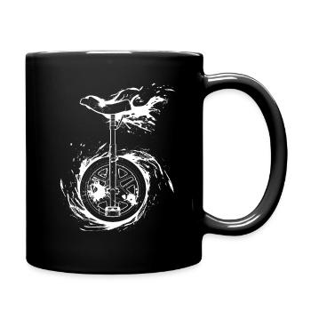Splash Unicycle - Full Colour Mug - black - Right