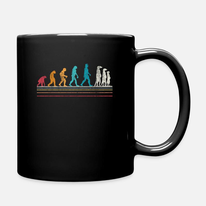 Erdmännchen Evolution Erdmännchen - Tasse einfarbig - Schwarz