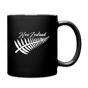 Neuseeland Lustiges Geschenk für Neuseeländer - Tasse einfarbig - Schwarz - Rechts