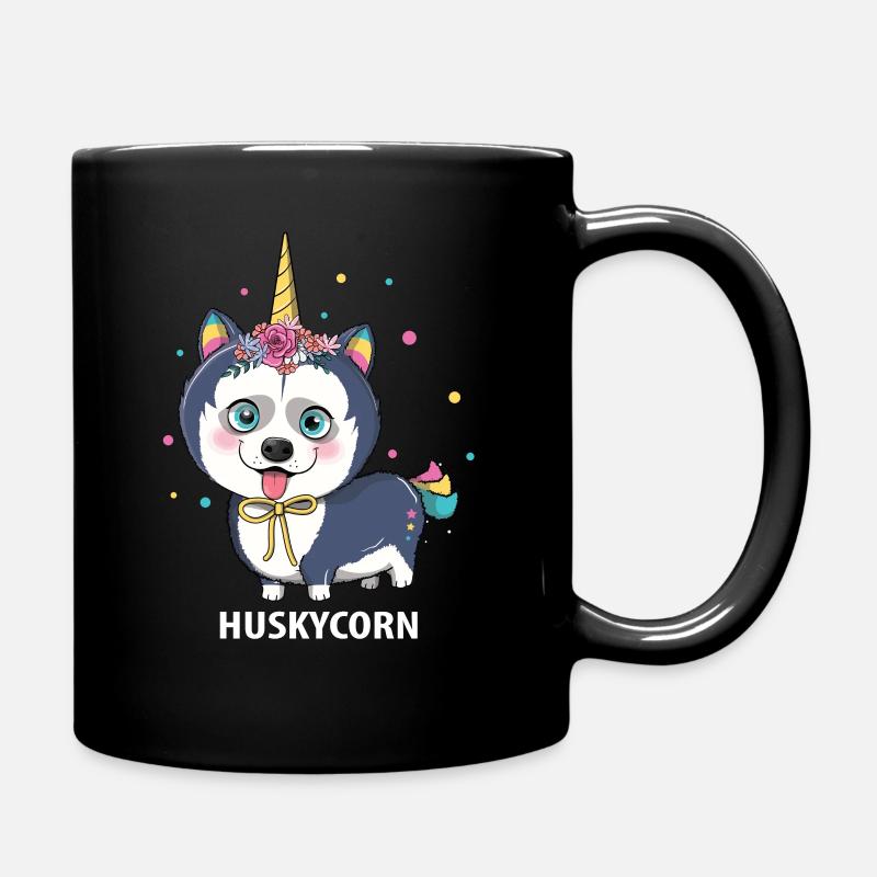 Chiens de traîneau Husky - Mug uni - noir