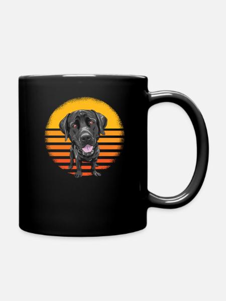 Labrador - Full Colour Mug - black