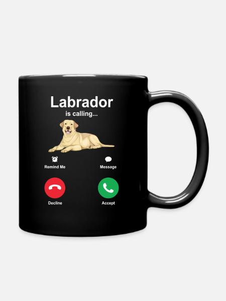 Labrador - Full Colour Mug - black