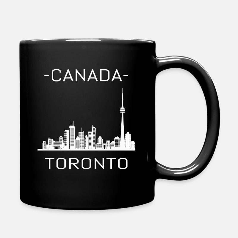Toronto Skyline - Tasse einfarbig - Schwarz