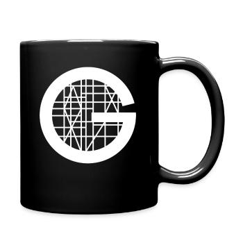 Gerüstbauer Zunftzeichen - Tasse einfarbig - Schwarz - Rechts