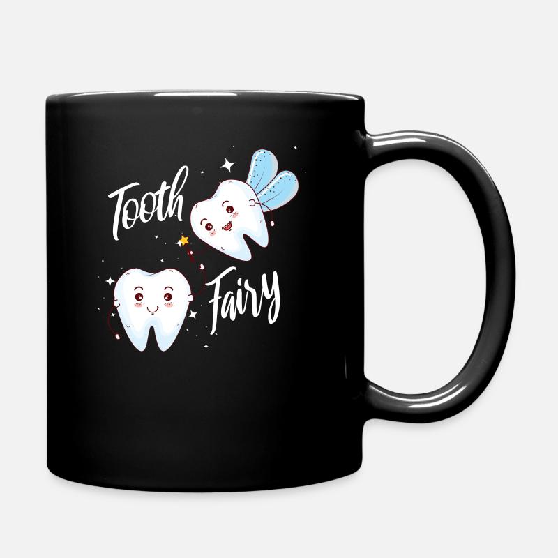 Zahnarzt - Tasse einfarbig - Schwarz
