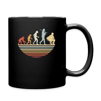 Accordion Evolution - Tasse einfarbig - Schwarz - Rechts