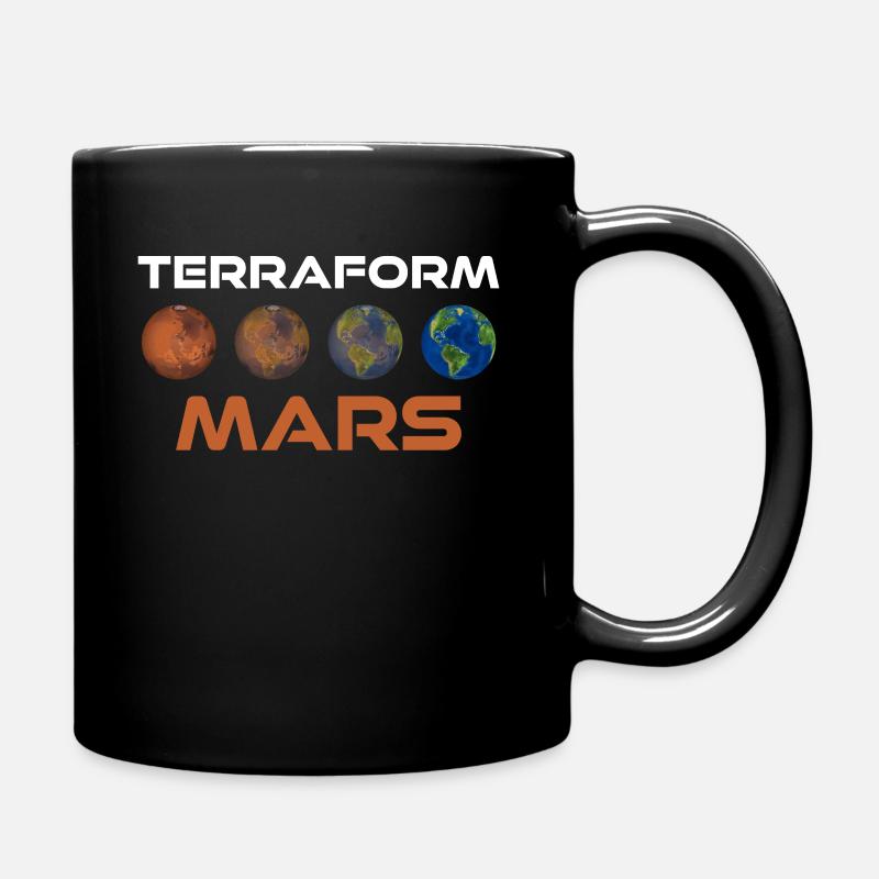 Terraform Mars - Tasse einfarbig - Schwarz