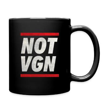 Anti Vegan Not Vegan Meat Lovers - Full Colour Mug - black - Right
