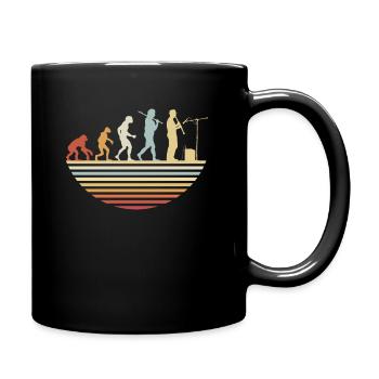 Clarinet Evolution - Tasse einfarbig - Schwarz - Rechts