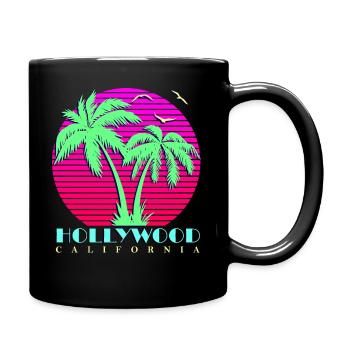 Hollywood - Full Colour Mug - black - Right