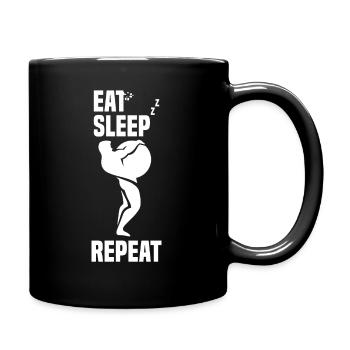 Strongman Every Day Passion Gift - Mug uni - noir - Droite
