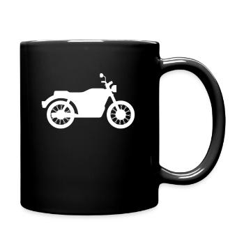 Motard moto - Mug uni - noir - Droite