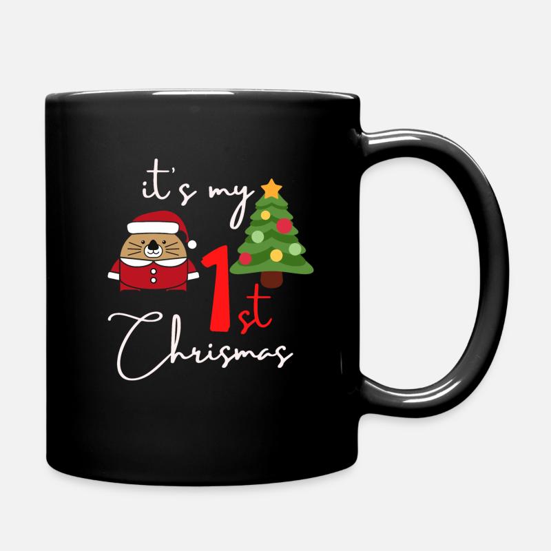 Mon premier Noël de Noël - Mug uni - noir