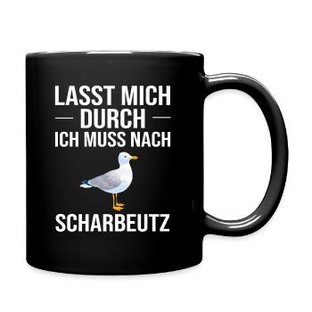 Scharbeutz Ostsee Urlaub - Tasse einfarbig - Schwarz - Rechts
