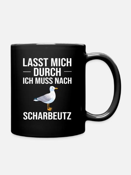Scharbeutz Ostsee Urlaub - Tasse einfarbig - Schwarz