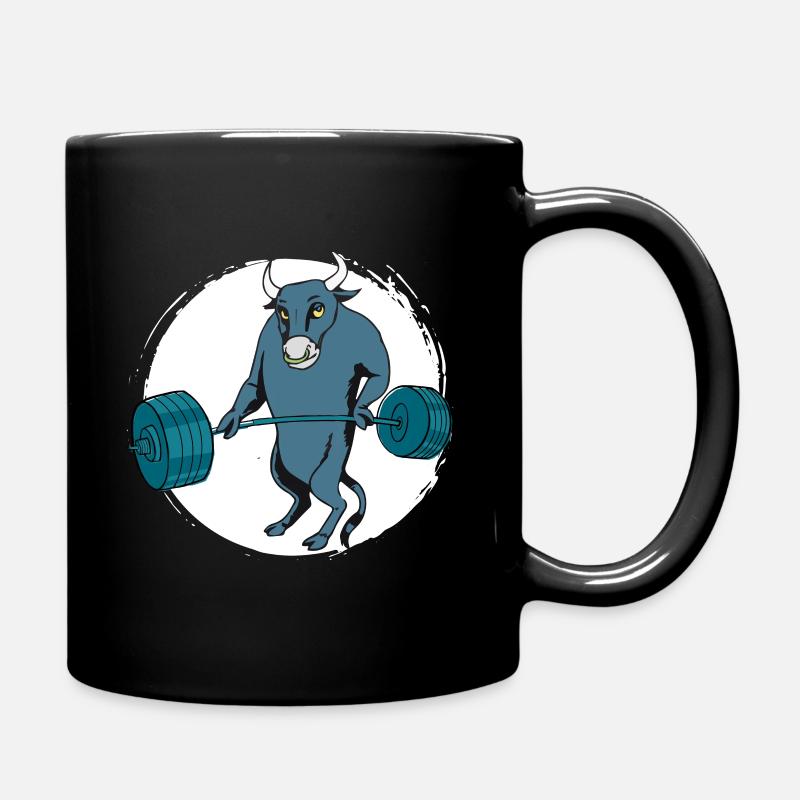 Animal Strongman Taureau - Mug uni - noir