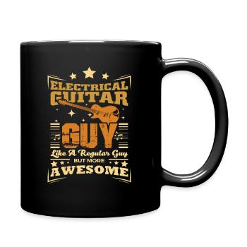 Hommes de guitare électrique - Mug uni - noir - Droite