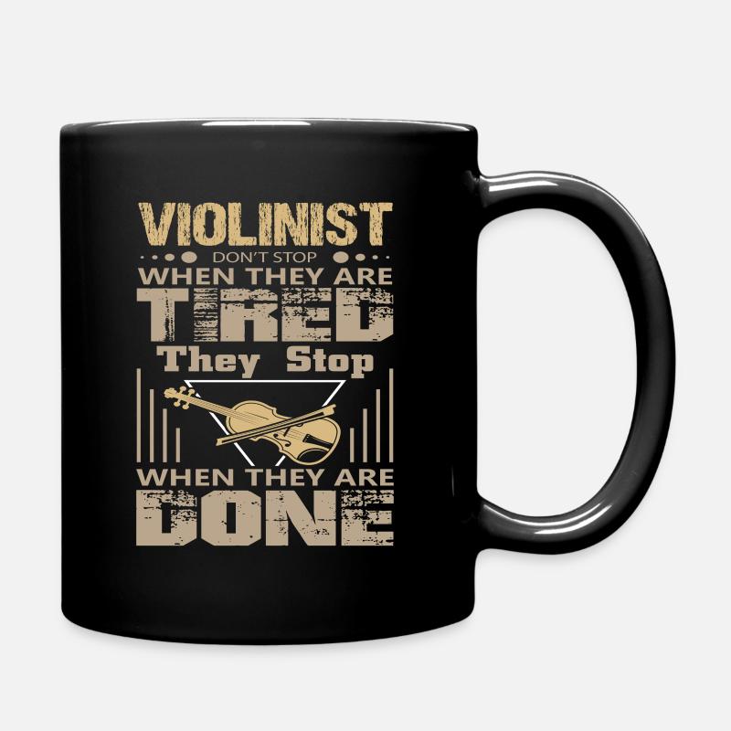Violinist violinist - Full Colour Mug - black