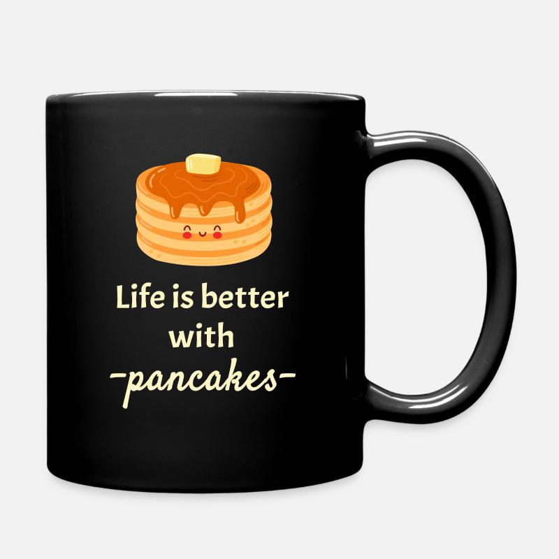 Crêpes - Mug uni - noir