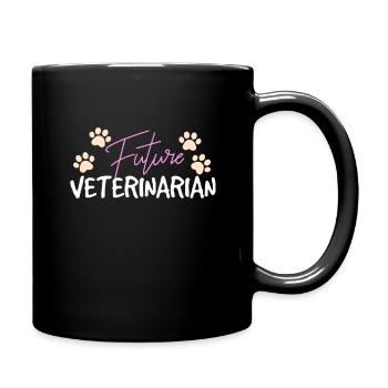 Tierarzt Tierarzt Geschenke Tiere Tierarztpraxis - Full Colour Mug - black - Right