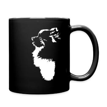 Pomeranian Pomeranian Dog Owner Dog Canine - Full Colour Mug - black - Right