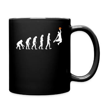 Basketball Evolution Dunk Evolution Basketball - Full Colour Mug - black - Right