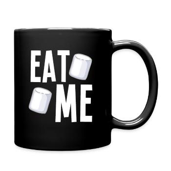 Mange-moi des guimauves - Mug uni - noir - Droite