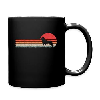 Hannoverscher Schweisshund Vintage chien de chasse - Mug uni - noir - Droite