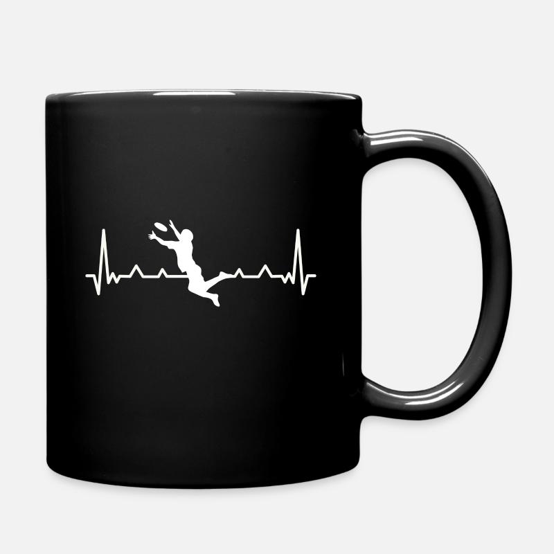 Ultimate Frisbee - Tasse einfarbig - Schwarz