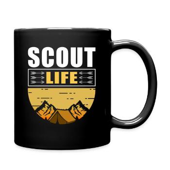 Scout Life | Camping Boy Scout Gift Camping - Mug uni - noir - Droite