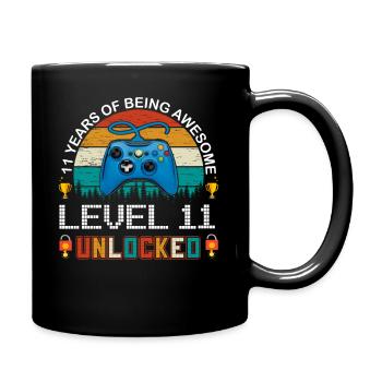 11e anniversaire Gamer Gamer Gift Controller - Mug uni - noir - Droite